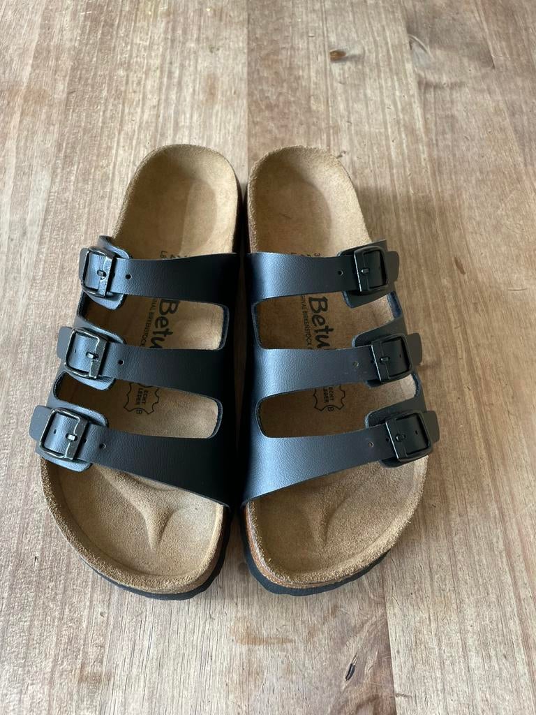 Betula/Birkenstock sandalen - Zwart - Maat 39, Zwart, Nieuw, Sandalen of Muiltjes, Ophalen of Verzenden
