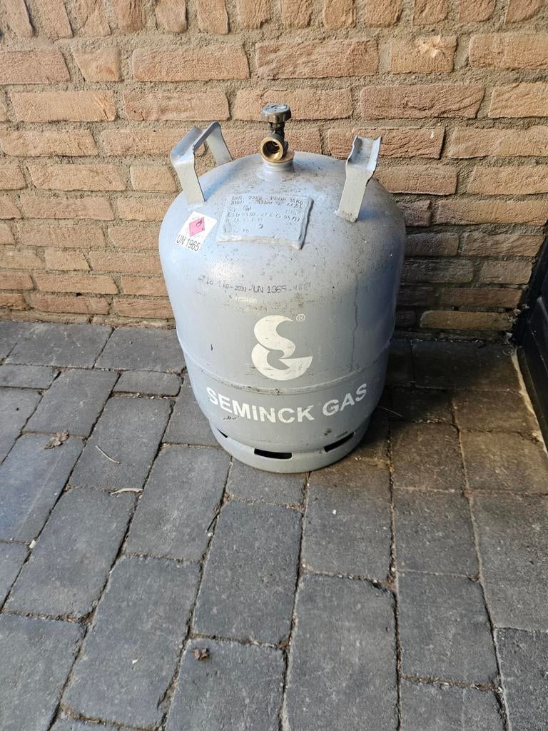 Oude gasfles voor tuinkachel project, Tuin en Terras, Ophalen, Gebruikt