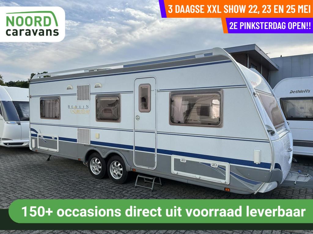 Dethleffs - 2DE PINKSTERDAG OPEN, RUIM 200 CARAVANS, Luifel, Rondzit, 7 tot 8 meter, Bedrijf