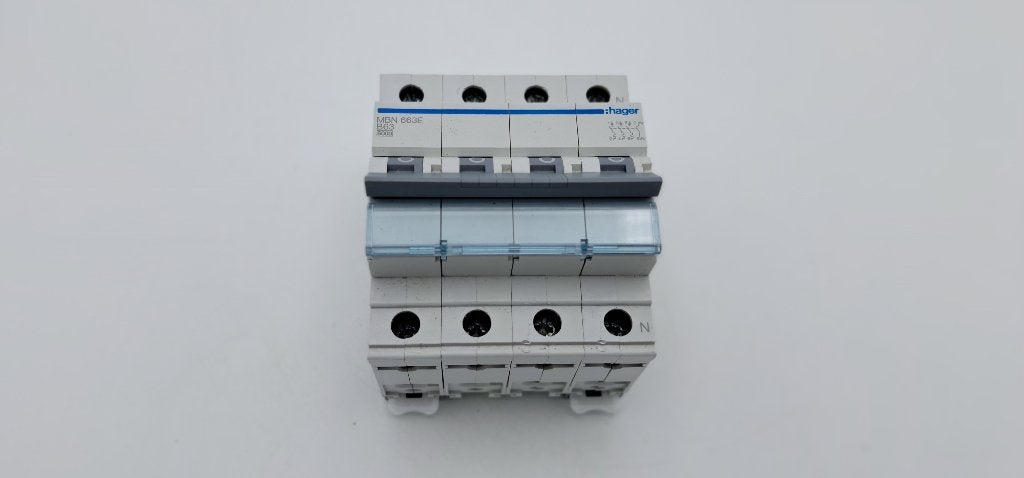 Hager Groepenkast Automaat krachtstroom MBN663E B63 (1x), Gebruikt, Onbekend, Ophalen of Verzenden, Onbekend