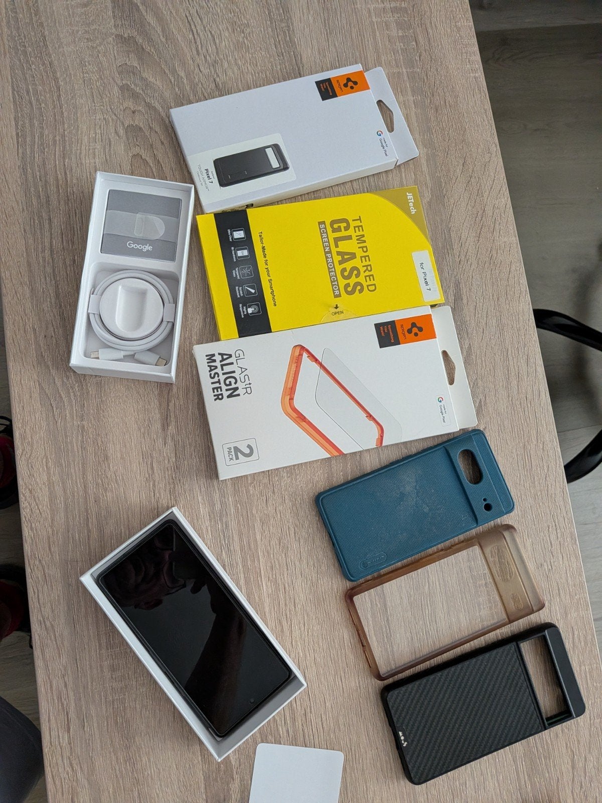 Google Pixel 7 128 Gb met accessoires., Overige modellen, Ophalen of Verzenden, Zo goed als nieuw, Zonder simlock