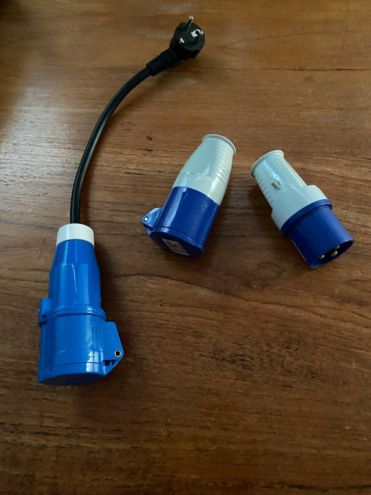 Caravan stekkers en adapter met kort snoer, Caravans en Kamperen, Ophalen, Gebruikt