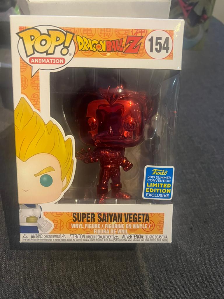 Funko Pop Dragonball Z Vegeta Limited Edition, Ophalen of Verzenden, Zo goed als nieuw
