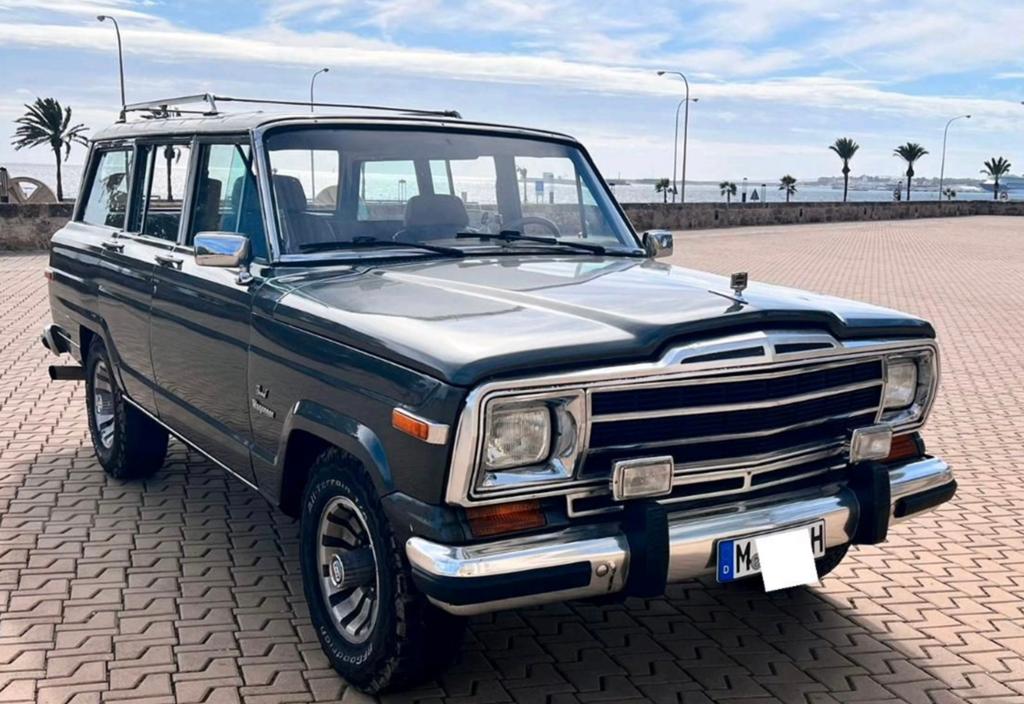 1986 Jeep Wagoneer, 8 cilinders, Bluetooth, Bruin, 5900 cc
