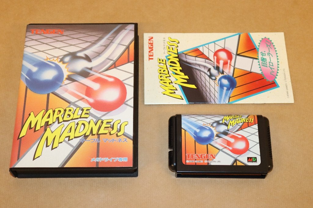 Marble Madness Sega Mega Drive Japan, Gebruikt, 1 speler, Ophalen of Verzenden, Vanaf 3 jaar