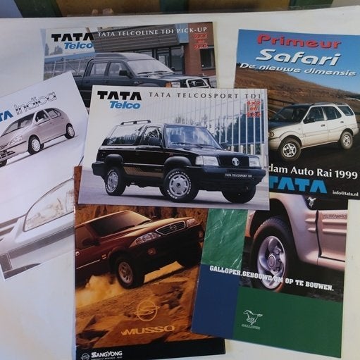 Tata Telco Telcosport Safari Telcoline Indica Galloper SET, Ophalen of Verzenden, Gelezen, Overige merken