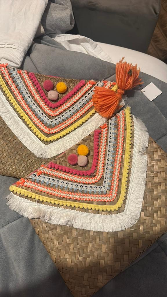 Ibiza look toilet tassen, Ophalen of Verzenden, Nieuw, Overige kleuren, Dame