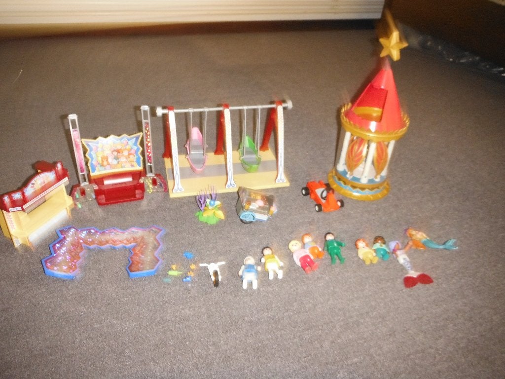 playmobil prinsessen koffer/ schommels per item, Ophalen, Gebruikt