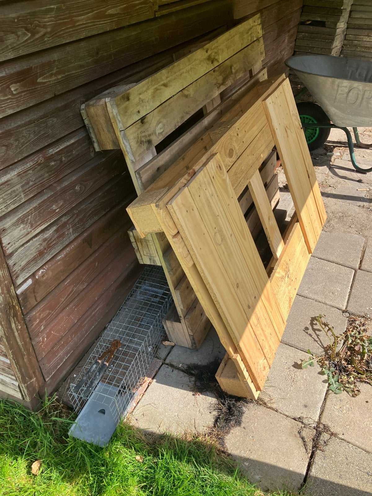 Houten Pallets - Ideaal voor diverse projecten, Ophalen, Gebruikt, 50 mm of meer, Pallet
