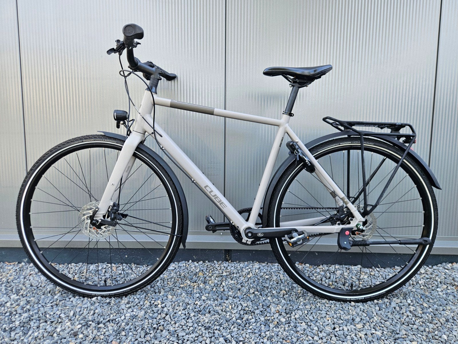 Cube Travel EXC fitnessbike / hybride - Belt Alfine 8 - 54cm, Gebruikt, Schijfrem, 53 tot 57 cm, Ophalen
