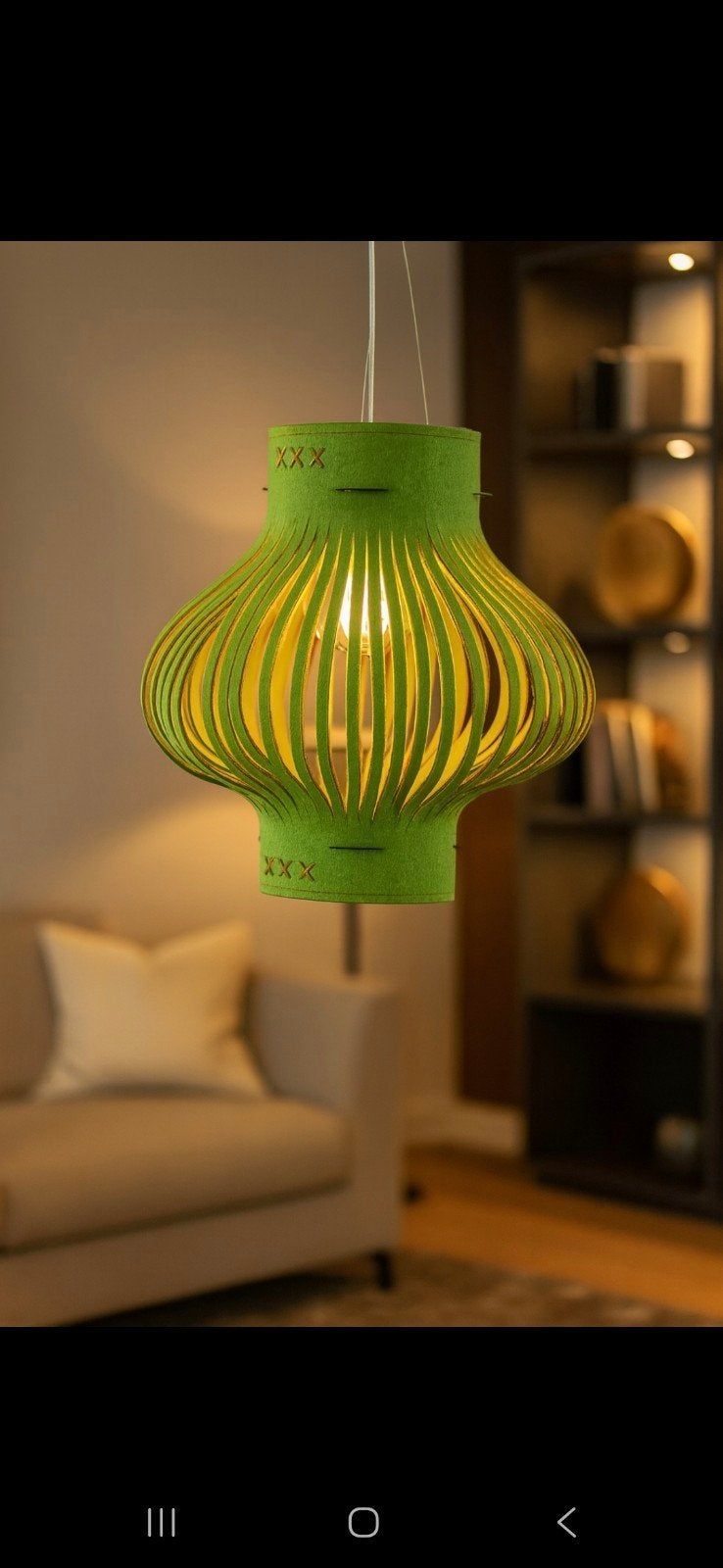 5x Buzzilight Mono akoestische dempende hanglamp vilt groen, Ophalen, 5x Buzzilight Mono akoestische dempende hanglamp vilt groen
