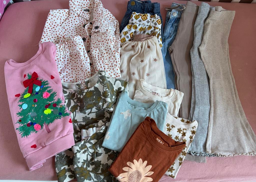 Kledingpakket meisjes (maat 98-104), Kinderen en Baby's, Ophalen of Verzenden, Gebruikt, Meisje
