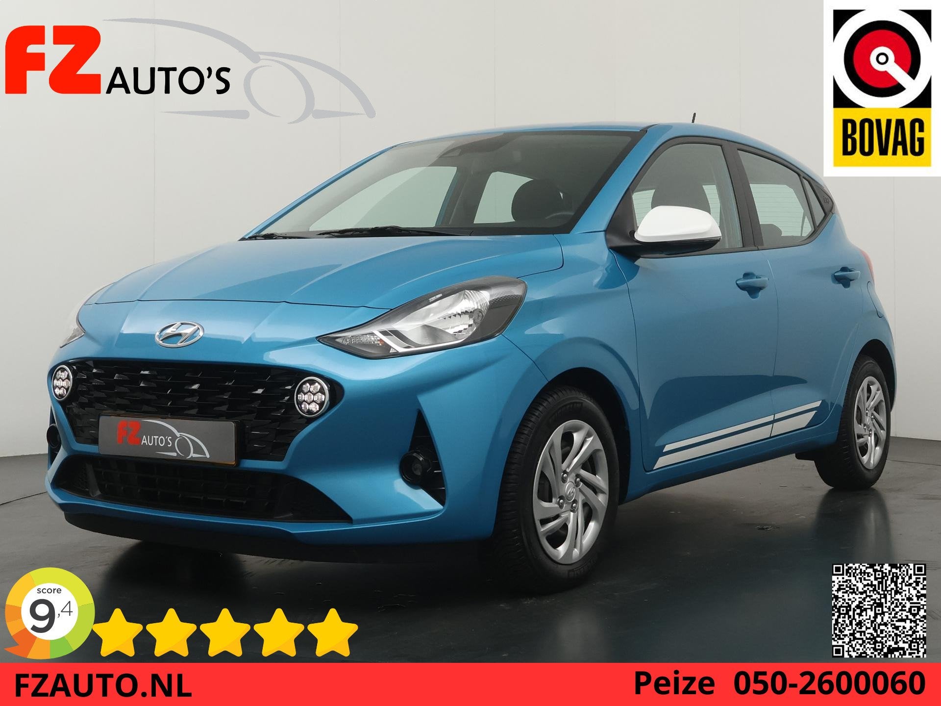 Hyundai i10 1.0 Comfort - Apple Carplay/Android Auto - Cruis, Auto's, Voorwielaandrijving, Stof, Gebruikt, 899 kg