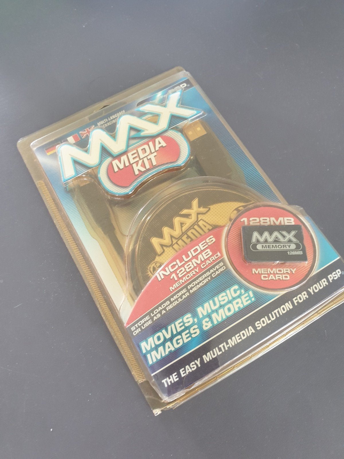 MAX Media Kit voor PSP - 128MB Memory Card Inbegrepen, Nieuw, Overige typen, Overige merken, PlayStation