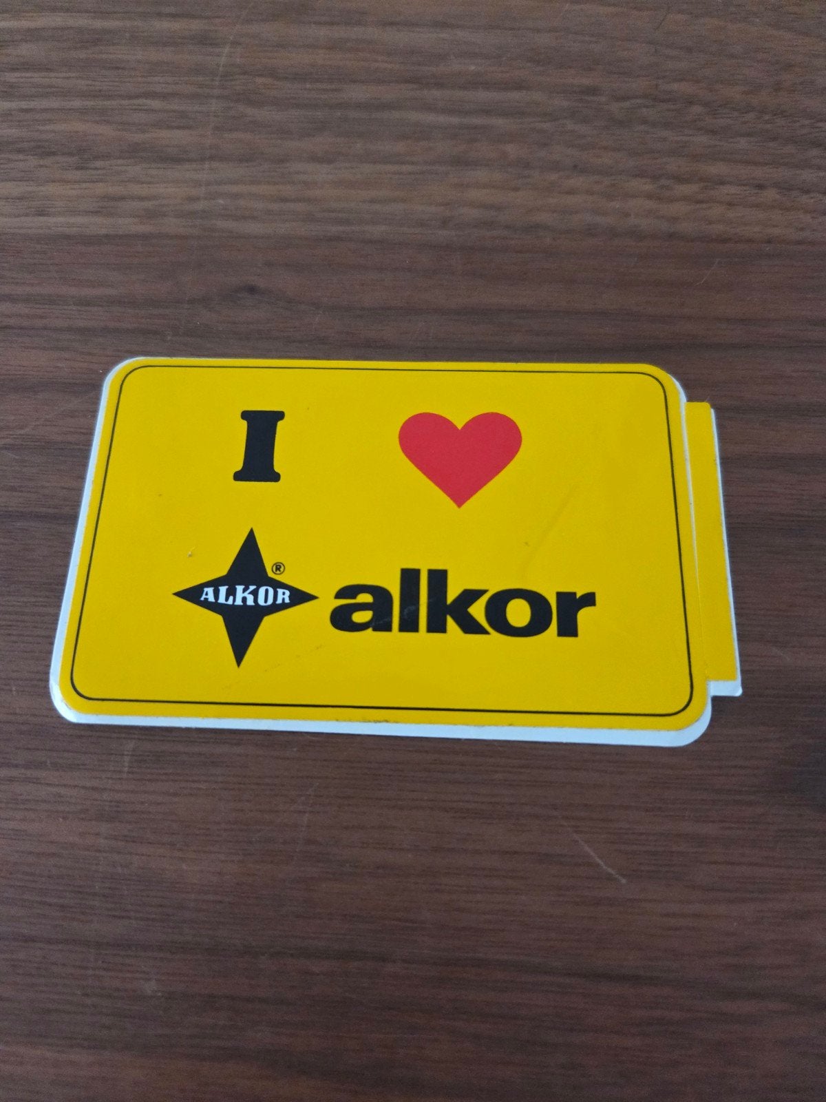 8386 I love Alkor sticker, Ophalen of Verzenden, Nieuw, Merk