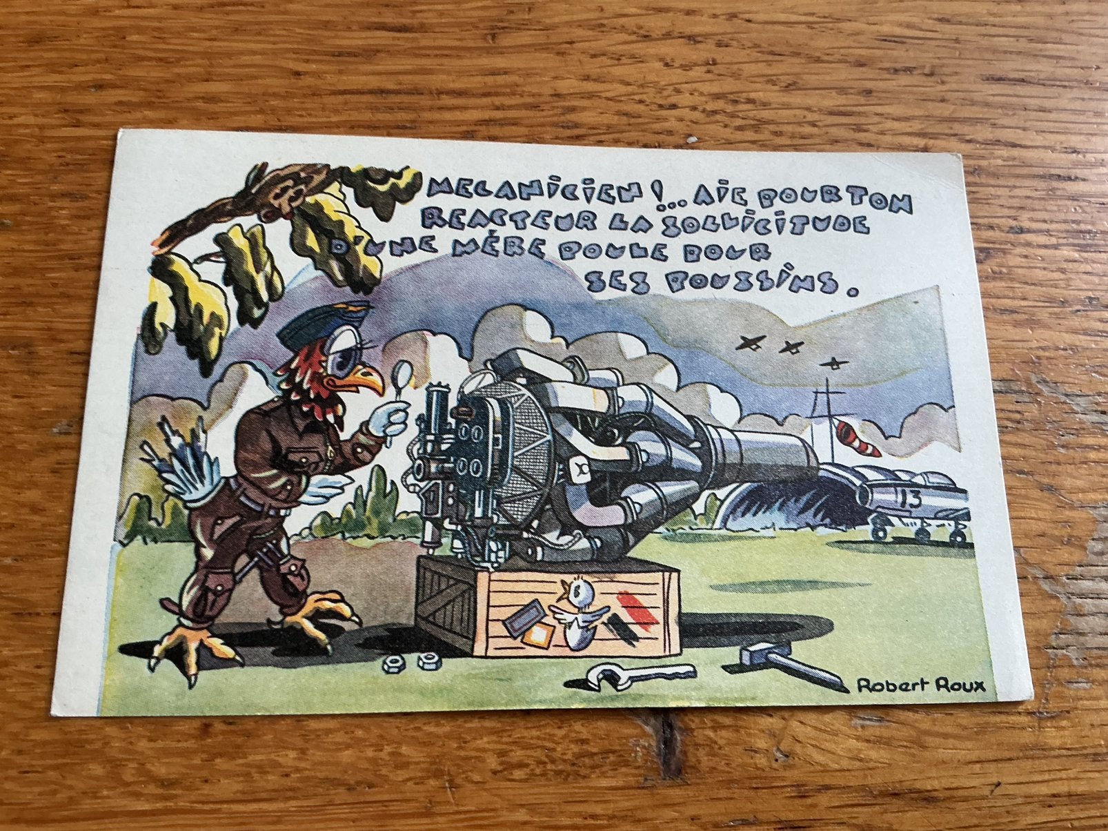 M91 militair Illustrator Robert Roux, Ophalen of Verzenden, Overige thema's