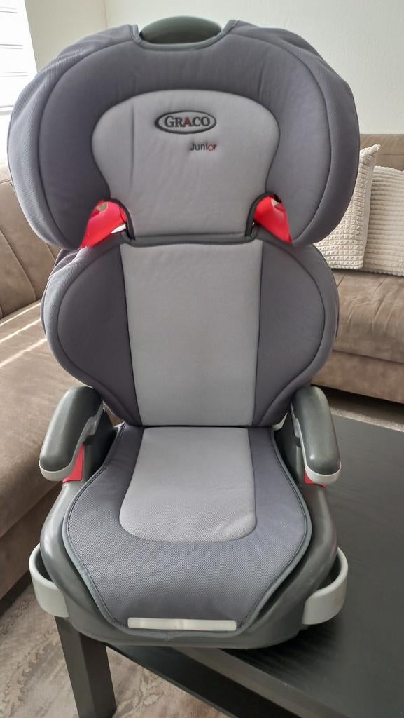 Graco Junior Autostoel - Grijs/Zwart, Kinderen en Baby's, Autostoeltjes, Ophalen, 15 t/m 36 kg, Graco, Verstelbare rugleuning