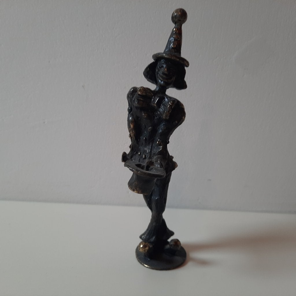 Corry Ammerlaan van Niekerk Cliniclown, Antiek en Kunst, Overige onderwerpen, Minder dan 20 cm, Ophalen of Verzenden, Brons