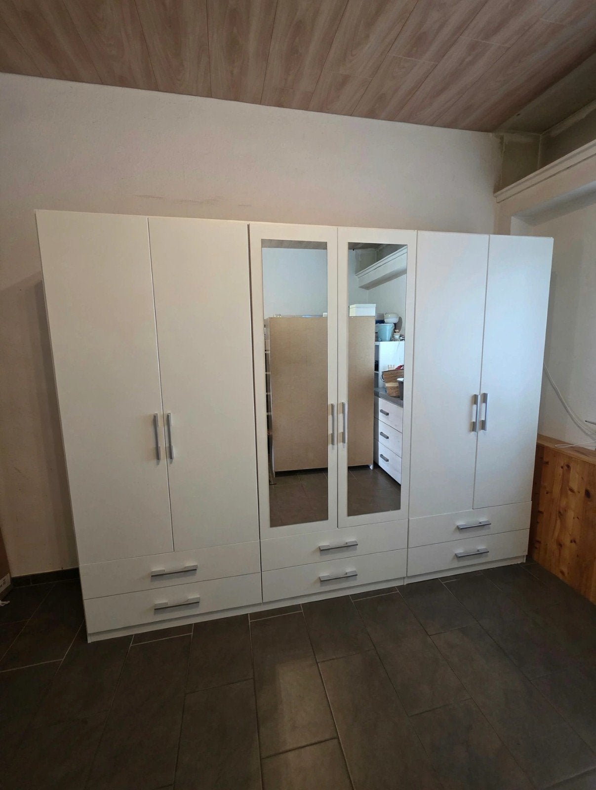 Kledingkast / Garderobe 6 deuren 270 cm - 500€ levering inbe, Ophalen, 50 tot 75 cm, 200 cm of meer, 200 cm of meer