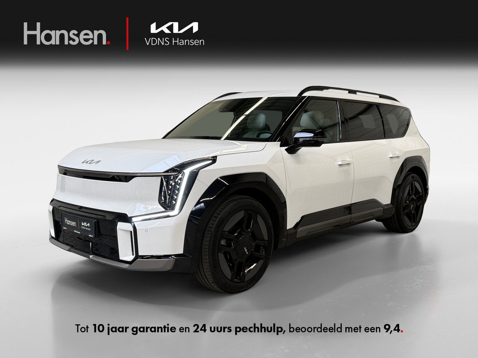 Kia EV9 GT-Line AWD 99.8 kWh 7P I Trekhaak I Panoramadak I L, Auto's, 22 min, Wit, Origineel Nederlands, Adaptive Cruise Control