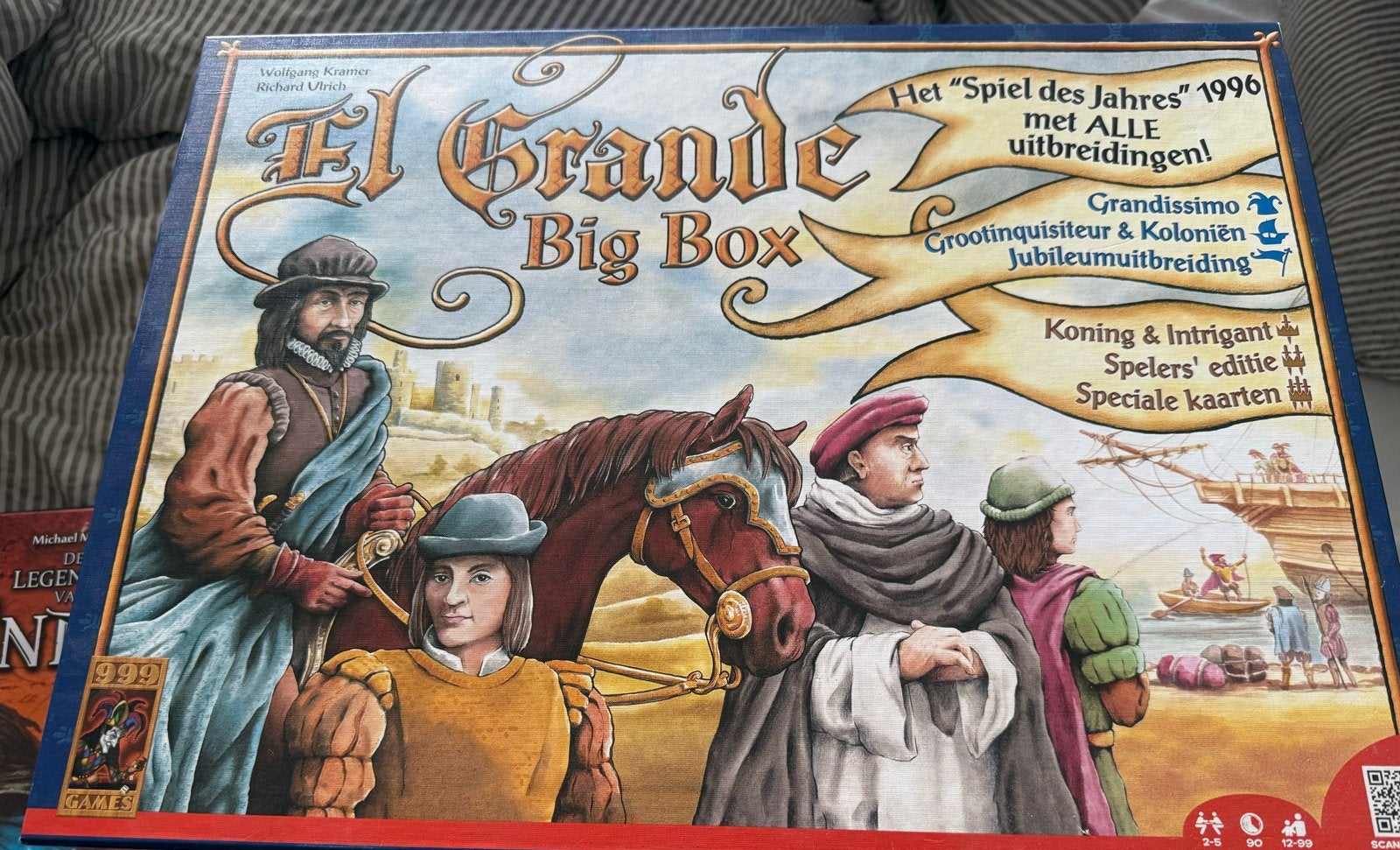 El Grande Big Box - Het 'Spiel des Jahres' 1996 NIEUWSTAAT, Hobby en Vrije tijd, Drie of vier spelers, Ophalen of Verzenden, Zo goed als nieuw