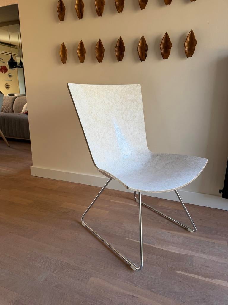 Piiroinen Compos Stoel - Stijlvol en Duurzaam Design, Huis en Inrichting, Stoelen, Wit, Ophalen of Verzenden, Zo goed als nieuw