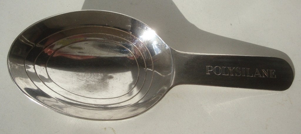 Verzilverd maatschepje Sola 100 Polysilane, goede staat, Ophalen of Verzenden