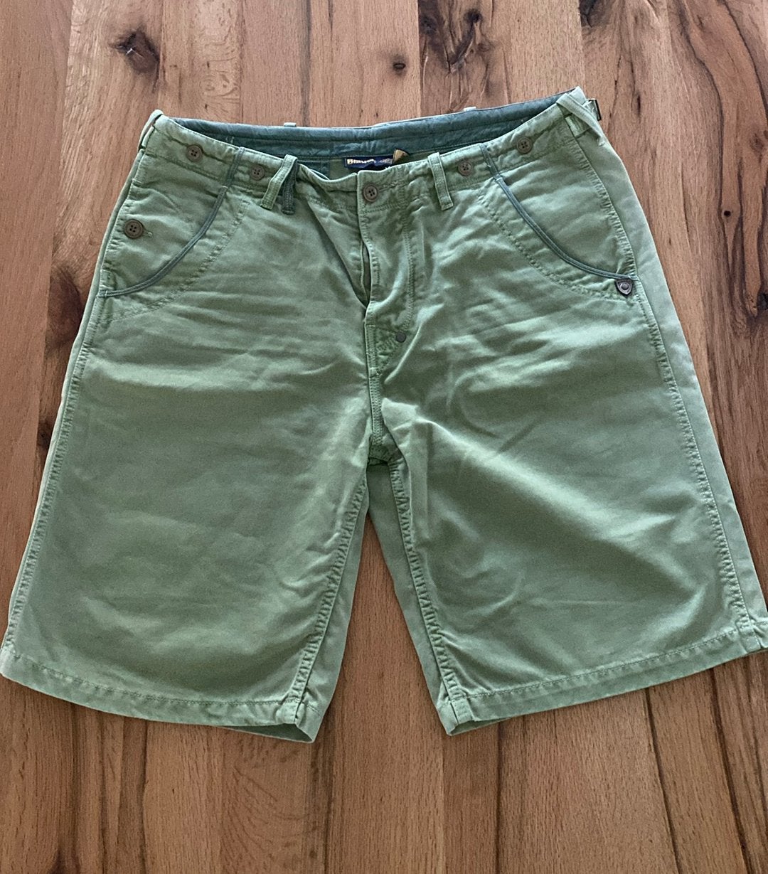 Blauer korte broek short lichtgroen maat 34, Verzenden, Gedragen, Maat 48/50 (M), Groen