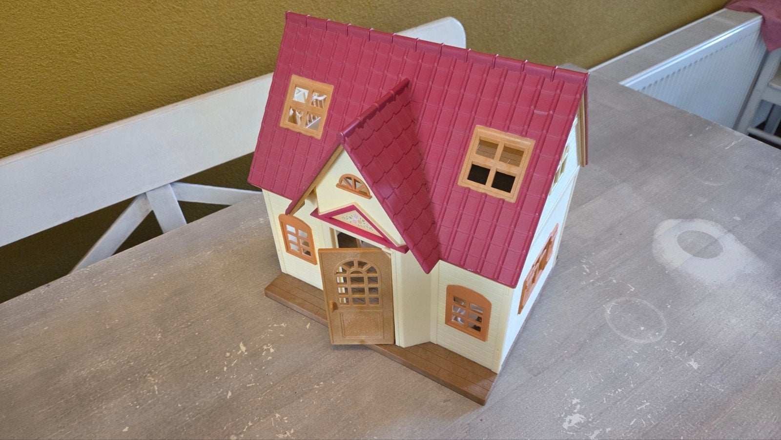Sylvanian Families Huis met Meubels en Accessoires, Ophalen, Gebruikt, Poppenhuis