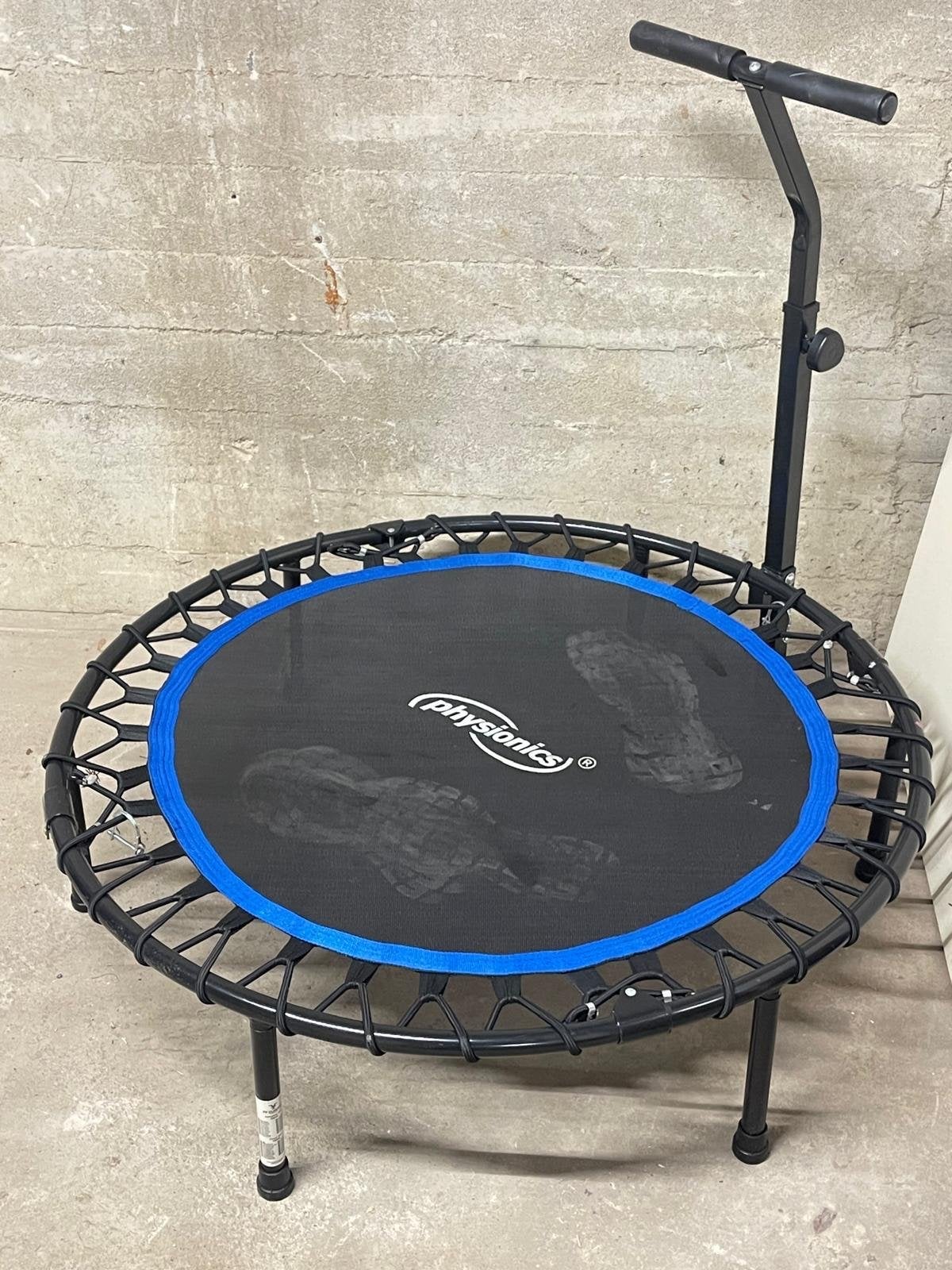 Physionics Fitness Trampoline met handvat, Ophalen, Zo goed als nieuw