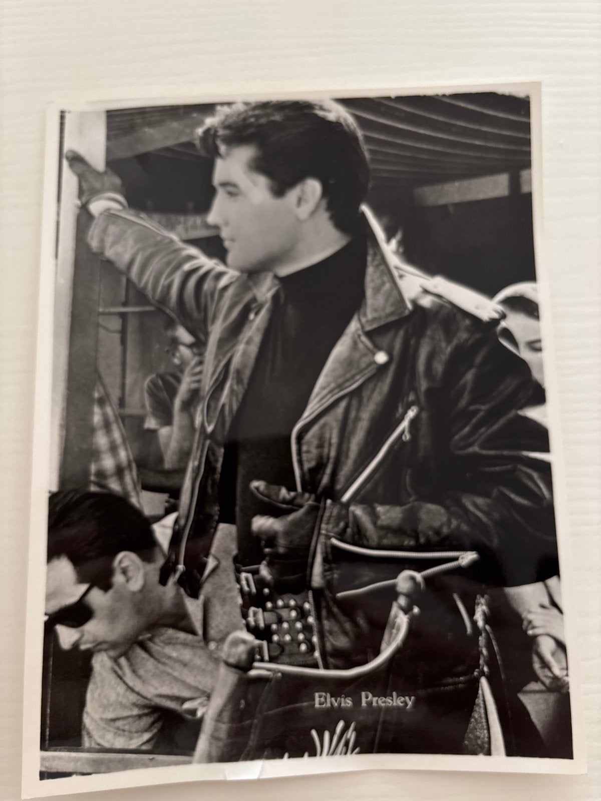 Foto Elvis Presley 18,5 x 24 cm, Ophalen of Verzenden, Gebruikt, Foto of Kaart