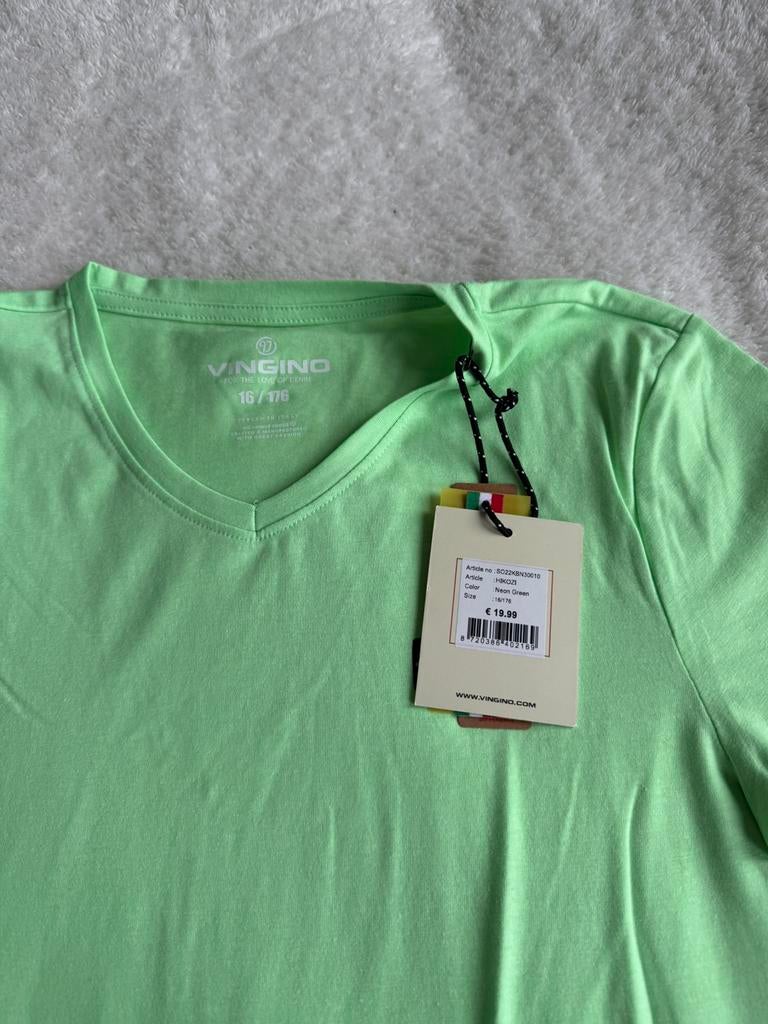 T-shirts jongens 2 stuks Merk Vingino Maat 176 Nieuw, Ophalen of Verzenden, Nieuw, Jongen, Shirt of Longsleeve