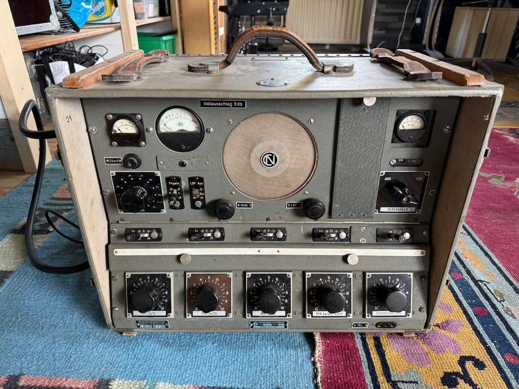 Vintage 50’s/60’s BUIZEN PREAMP (mic / D.I.) + gitaar combo, Muziek en Instrumenten, Ophalen, Gebruikt, Studiomicrofoon