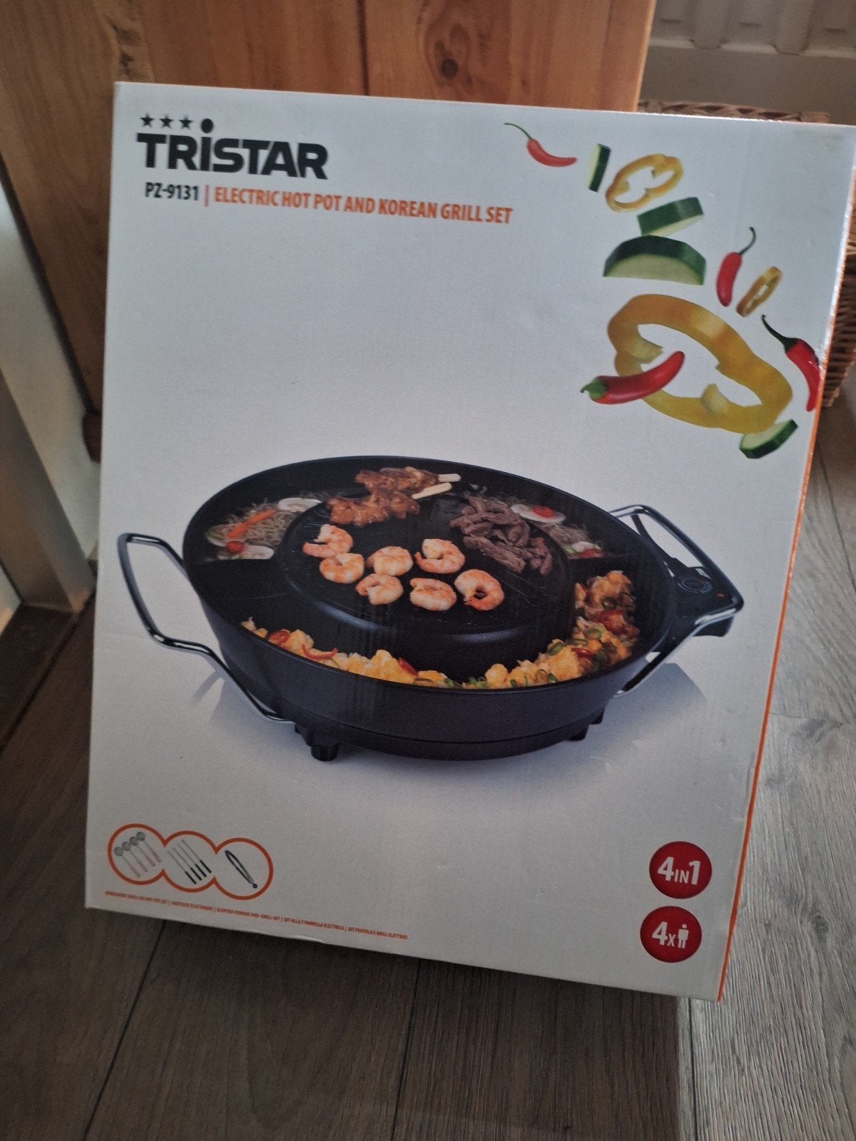 Tristar PZ-9131 Elektrische Hot Pot & Koreaanse Grill Set, Ophalen, Nieuw