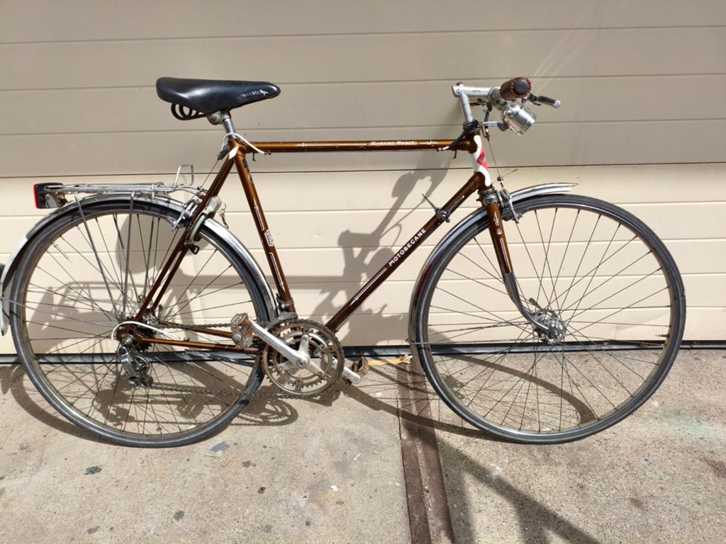Motobecane oldtimer racefiets, Fietsen en Brommers, Fietsen | Racefietsen, Minder dan 10 versnellingen, Gebruikt, Staal, Ophalen