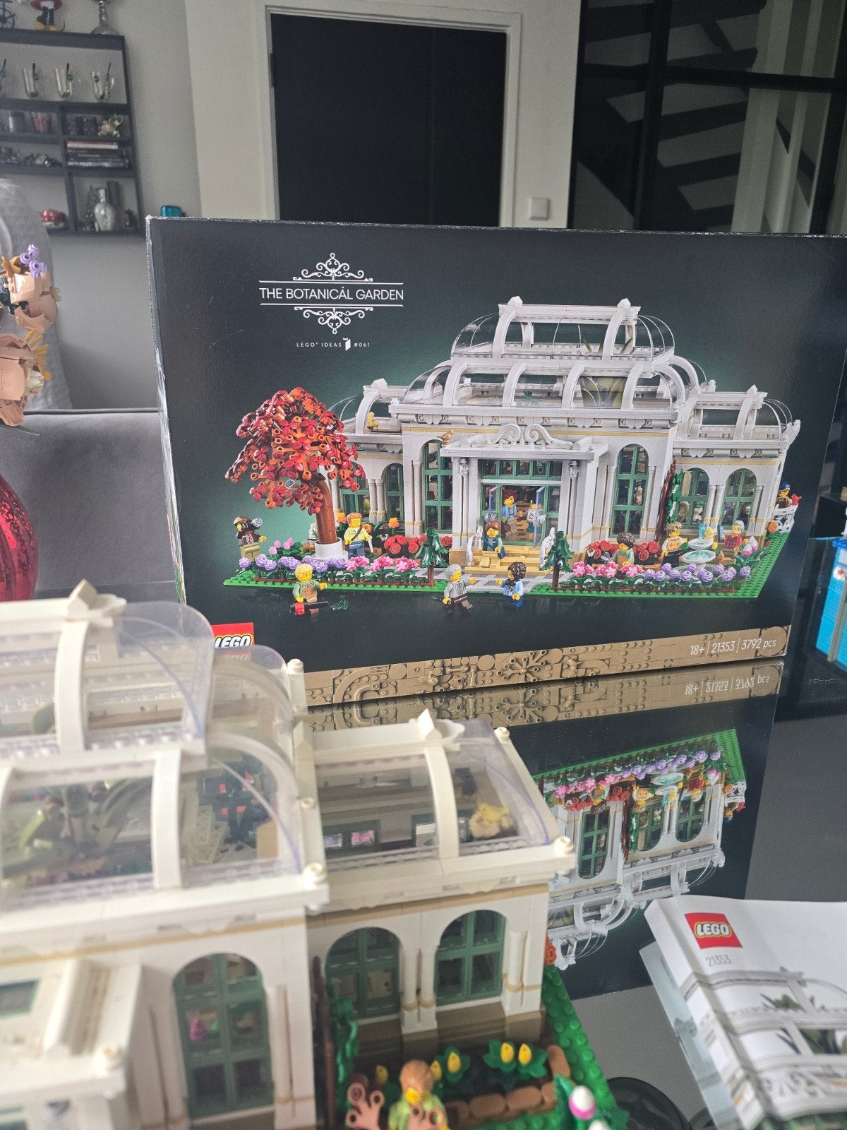 Lego botanische kas 21353, Ophalen of Verzenden, Zo goed als nieuw