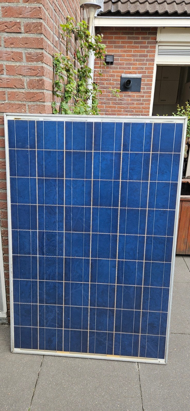 1x zonnepaneel, Ophalen
