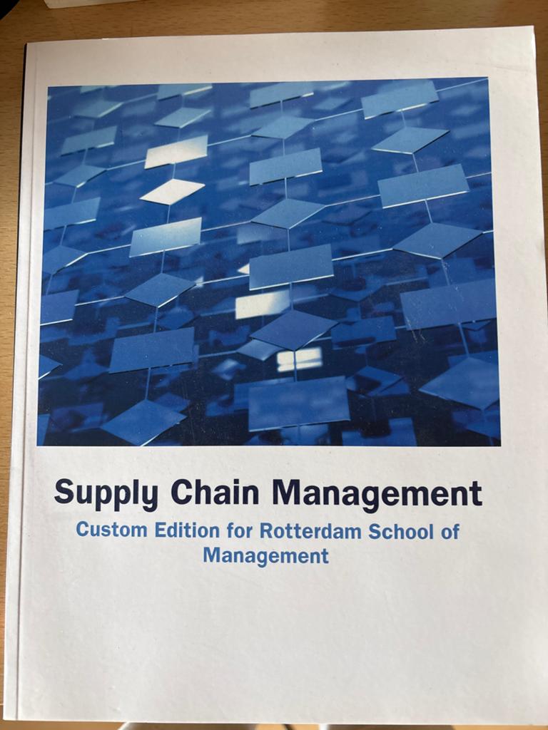 Supply Chain Management - Rotterdam School of Management, Boeken, Ophalen of Verzenden, Gamma, Zo goed als nieuw, WO