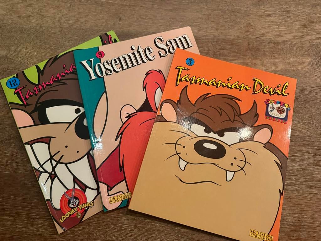 Looney Tunes Stripboeken: Tasmanian Devil & Yosemite Sam, Meerdere stripboeken, Ophalen of Verzenden, Gelezen