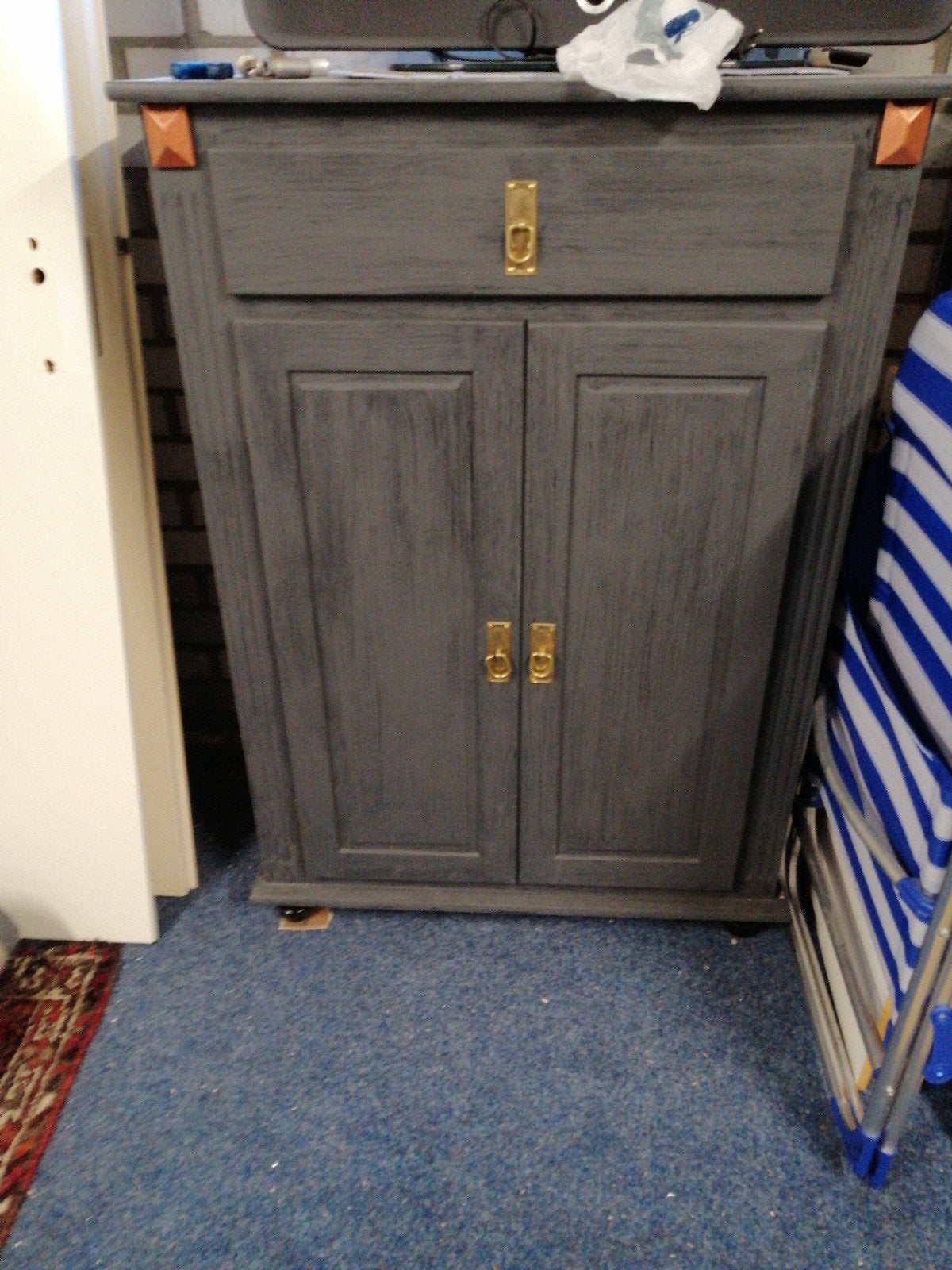 Boeren vintage kast, Ophalen