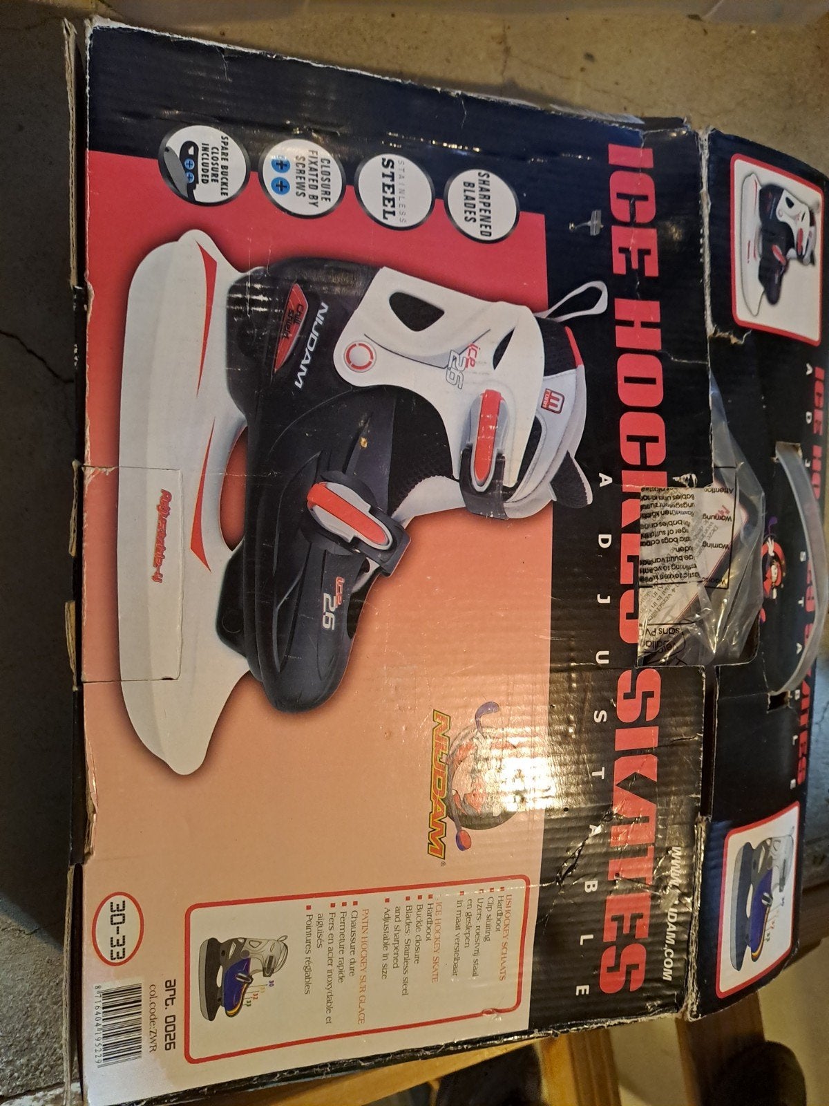 Schaatsen 30-33, Ophalen, Gebruikt, IJshockeyschaatsen, Nijdam