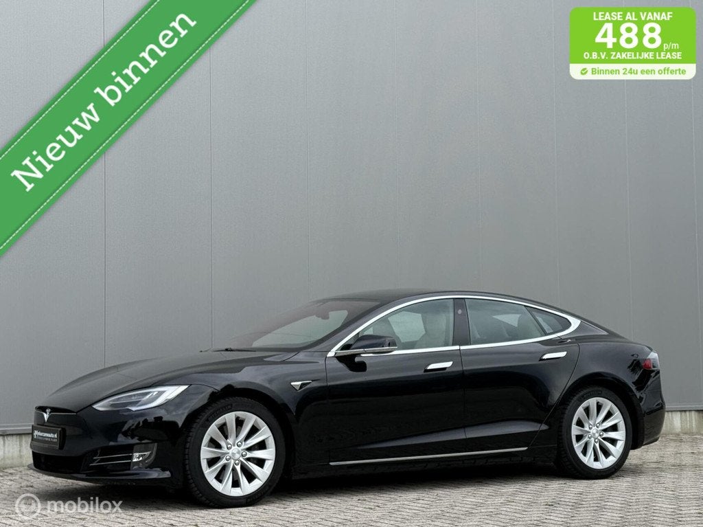 Tesla Model S Long Range, 90 % SOH , 1 ste eig Netjes !,CCS, Auto's, Tesla, Automaat, Gebruikt, 110 €/maand, Zwart