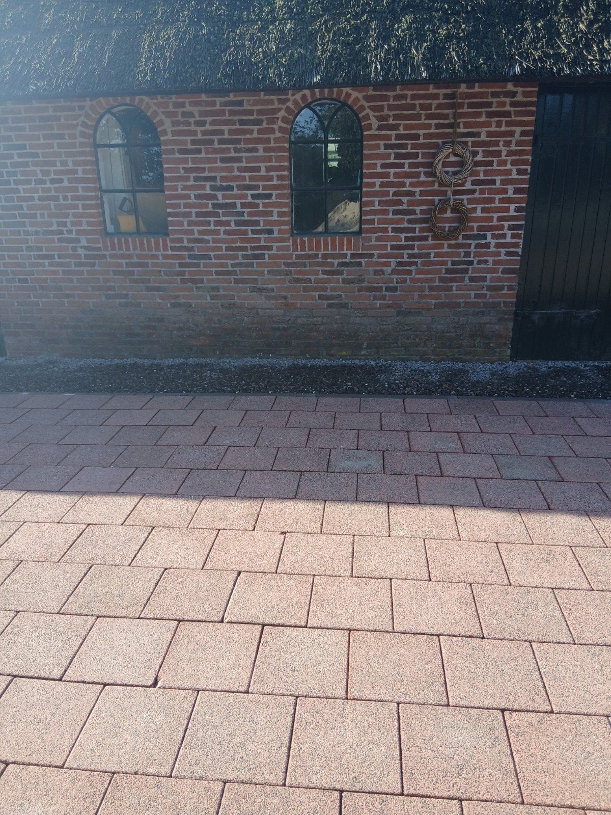 afgeprijst  nog 16m2 Waterdoorlatende Klinkers 100 euro, Ophalen, Gebruikt, Beton, Klinkers