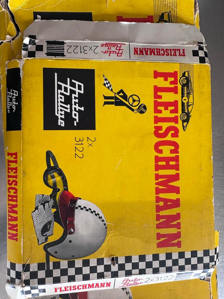 Fleischmann Auto Rallye racebaan + auto, Fleischmann, Ophalen of Verzenden, Elektrisch, Racebaan