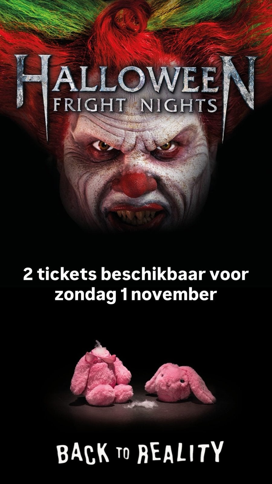 Walibi fright night tickets