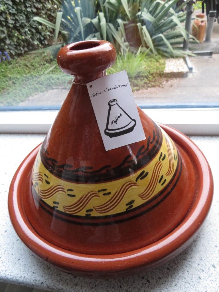 Marokkaanse Tajine doorsnede 30 cm aardewerk, Ophalen of Verzenden, Nieuw, Overige materialen, Overige typen