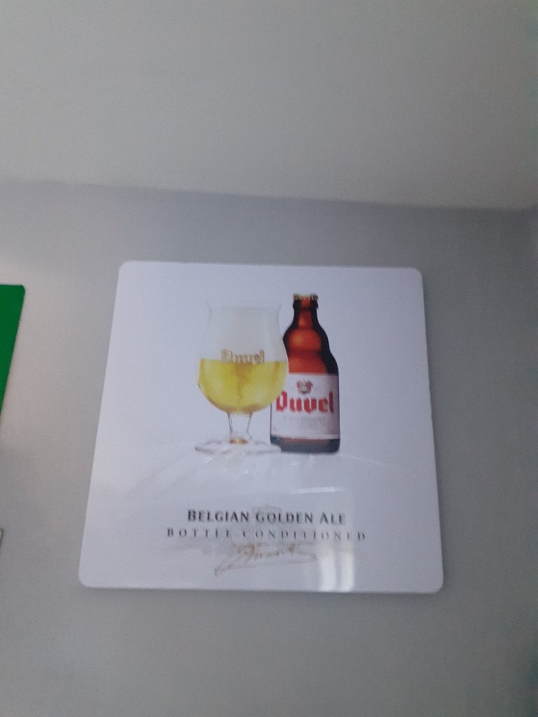reclamebord Duvel, Verzamelen, Ophalen of Verzenden, Zo goed als nieuw, Reclamebord
