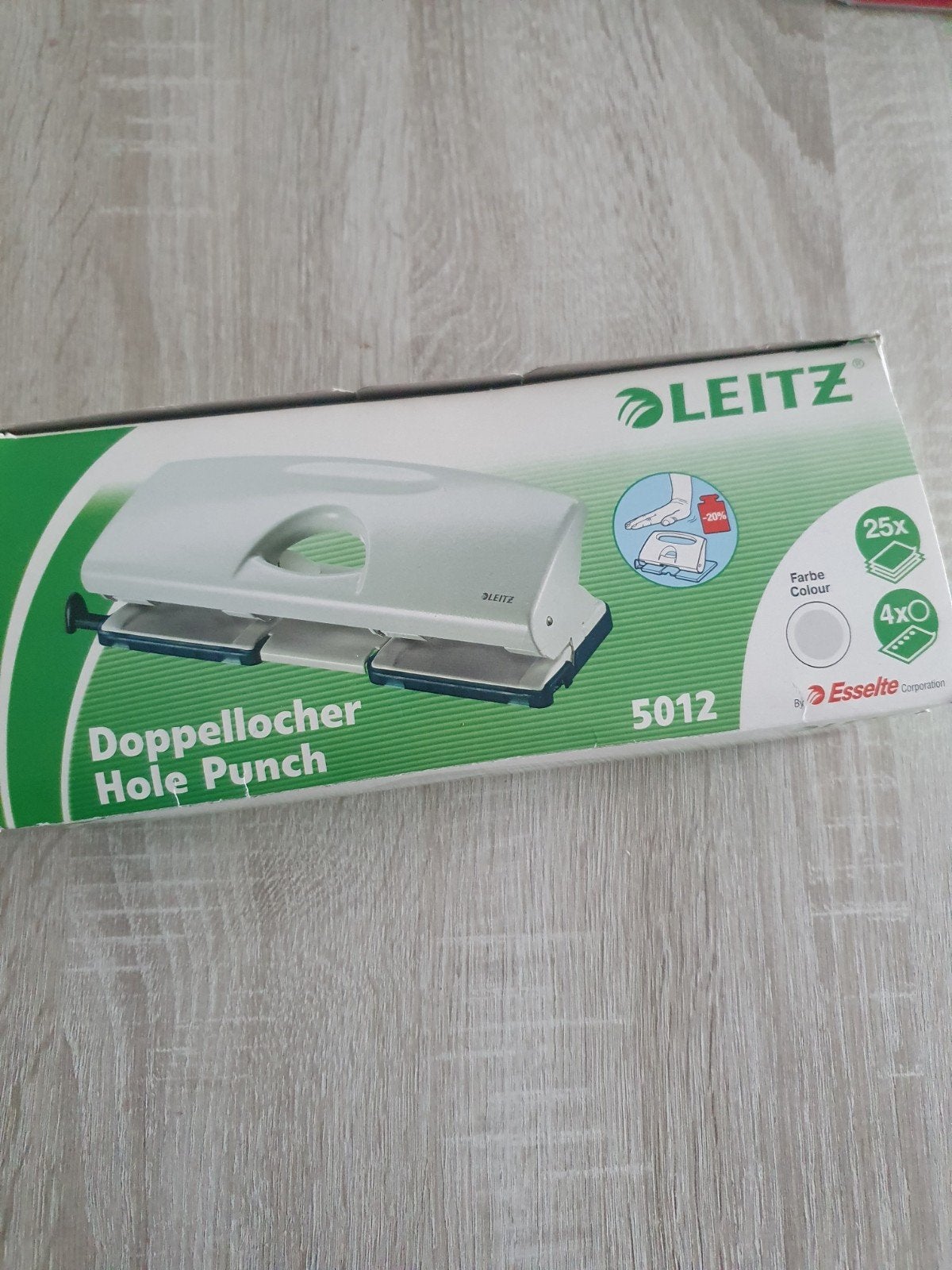 Leitz 5012 Dubbele Perforator - Nieuw in Verpakking, Ophalen of Verzenden