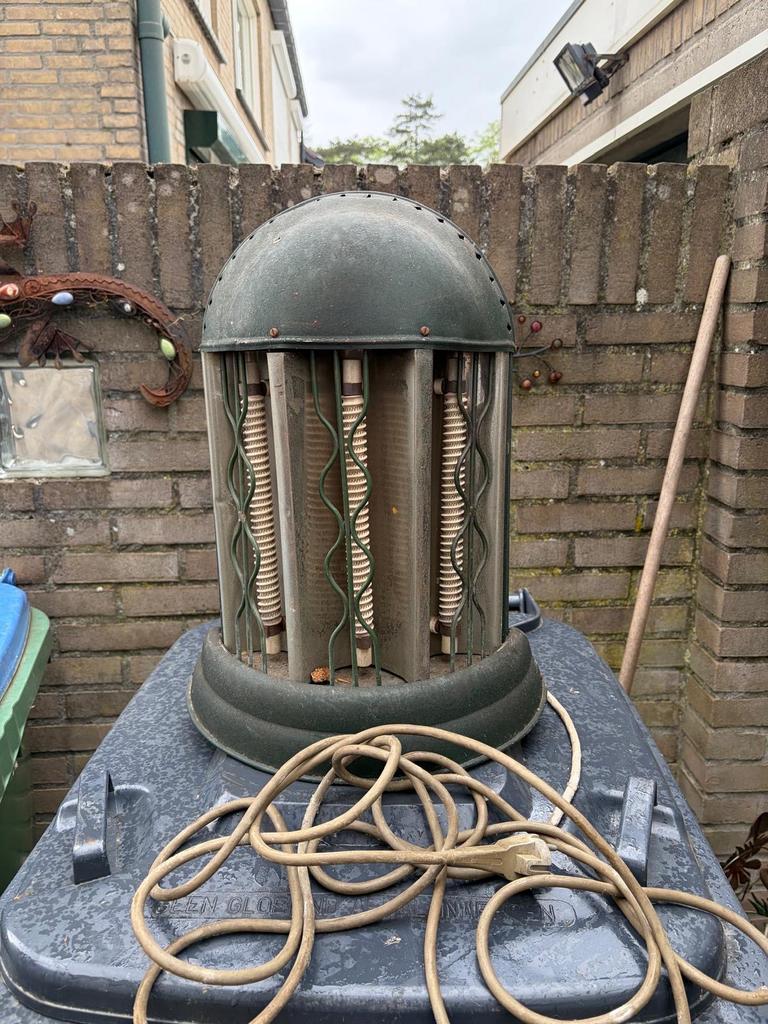 Vintage Elektrische Kachel - Retro Stijl, Antiek en Kunst, Ophalen