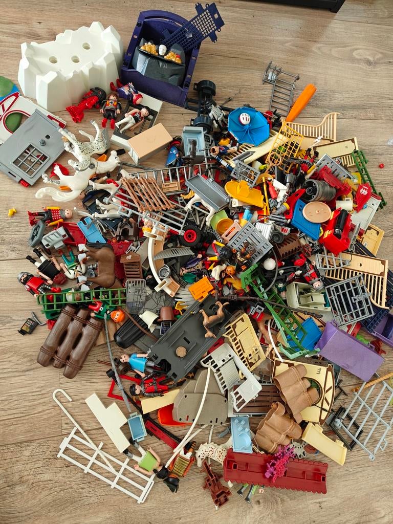 Veel playmobil, Ophalen, Gebruikt